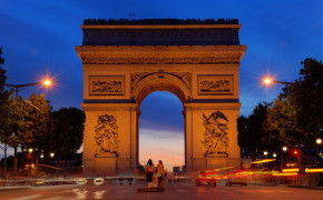 Arc De Triomphe Background Wallpapers 94816