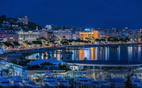 Cannes Skyline Desktop Wallpaper 95341