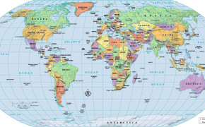 World Map Widescreen Wallpaper 94618