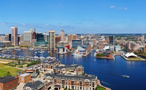 Baltimore Skyline Best HD Wallpaper 97370