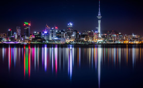 Auckland Skyline Background Wallpaper 97224