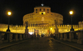 Castel Sant Angelo Night HD Desktop Wallpaper 99228