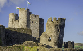Caerphilly Castle Widescreen Wallpapers 98920