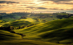 Tuscan Countryside Mountain Background Wallpaper 94204