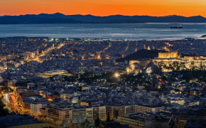 Athens Skyline HD Desktop Wallpaper 94846