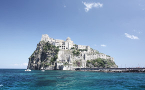 Aragonese Castle Island Wallpaper 96970