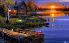 Boathouse Photography Background Wallpapers 98065