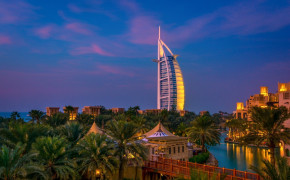 Burj Al Arab Tourism HD Desktop Wallpaper 98714