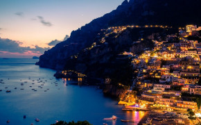 Amalfi Island Background Wallpaper 96731
