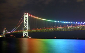 Akashi Kaikyo Bridge Desktop Wallpaper 96567