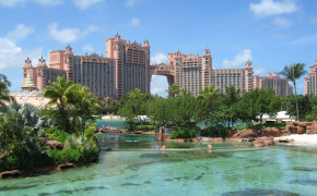 Atlantis Paradise Island Background Wallpaper 97202