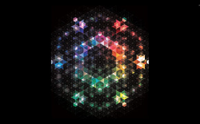 Abstract Hexagon Art Background Wallpaper 100298