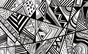 Abstract Black And White HD Wallpaper 100906