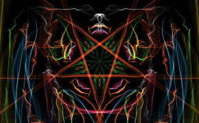 Abstract Pentagram Wallpaper 100945