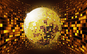 Abstract Disco Ball Art Background Wallpaper 099973