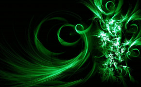 Abstract Green Art HD Desktop Wallpaper 100198