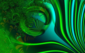 Abstract Green Design Wallpaper 100209