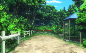 Garden Anime Romance Wallpapers Full HD 109695